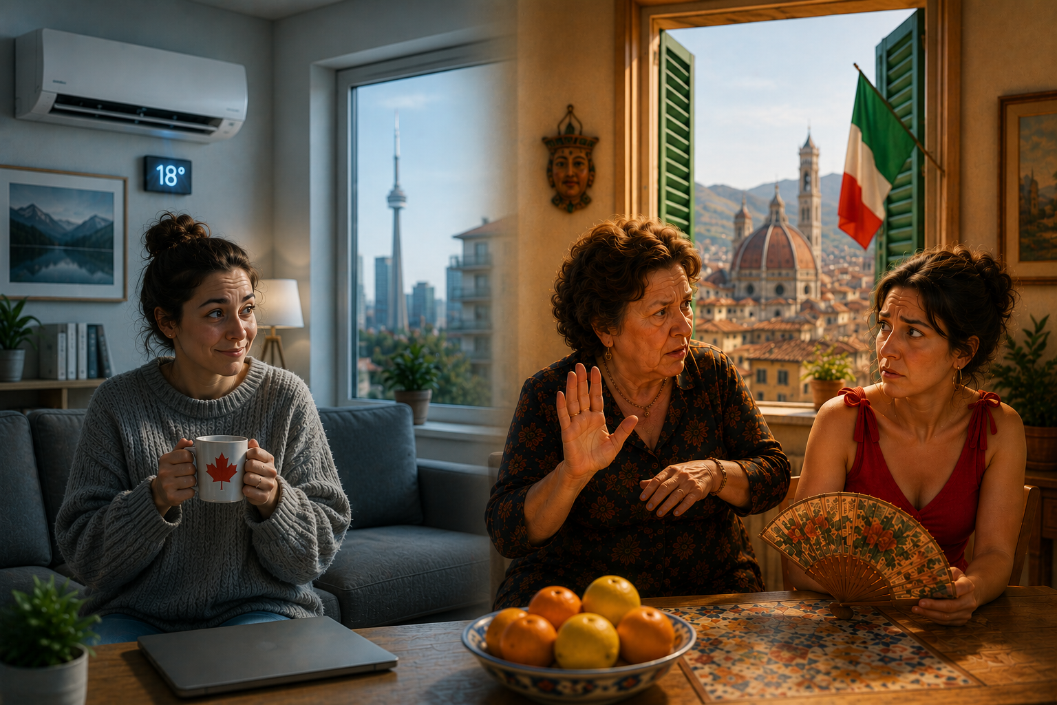 DUE PAESI, DUE ESTATI E DUE MODI MOLTO DIVERSI DI VIVERLE