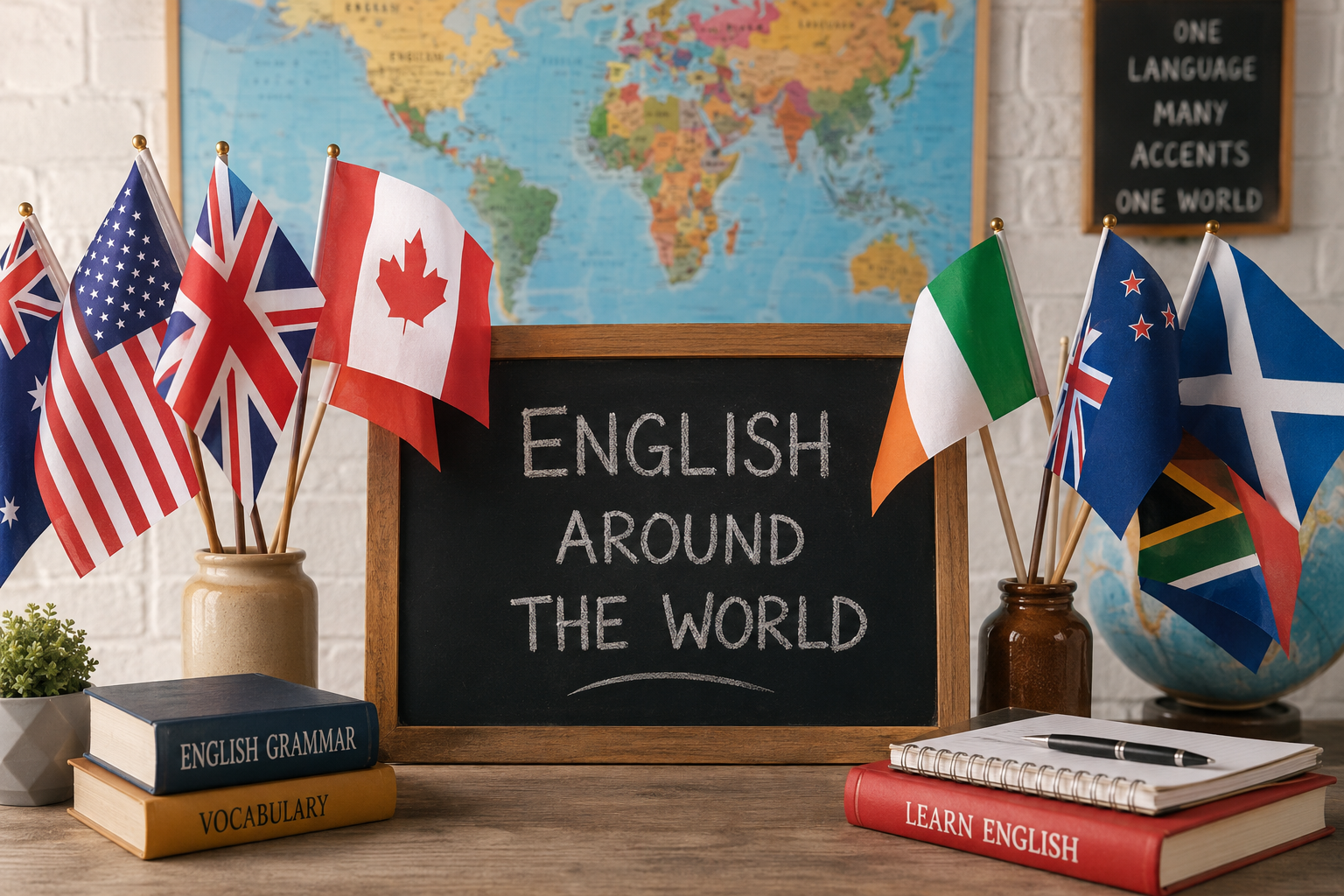 HOW MANY TYPES OF ENGLISH ARE THERE?